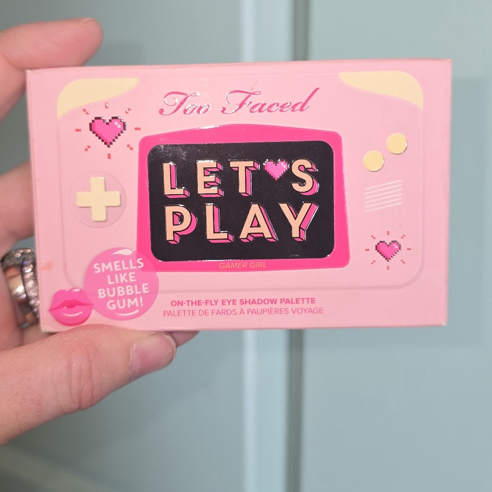 Too Faced Let's Play Eyeshadow Palette - Pink and Black